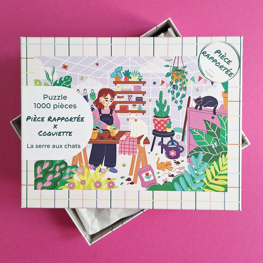 Pièce rapportée The Cat Greenhouse, 1000 Piece Puzzle