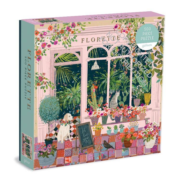 Galison Florette, 500 Piece Puzzle