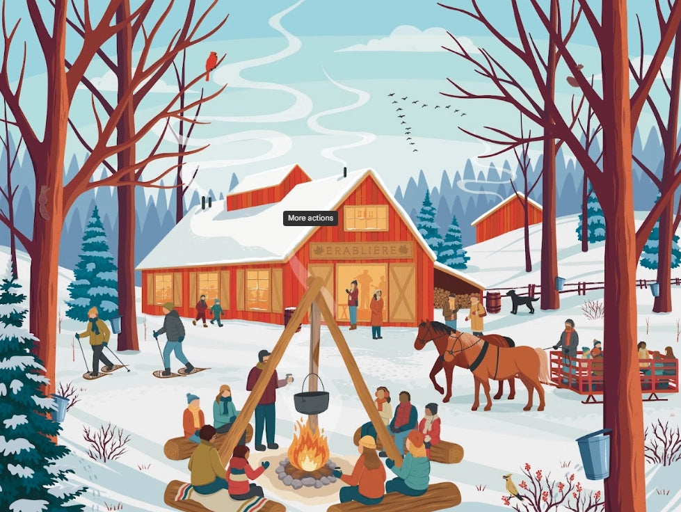 Villager Cabane À Sucre, 1000-Piece Puzzle