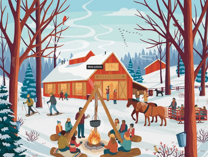 Villager Cabane À Sucre, 1000-Piece Puzzle