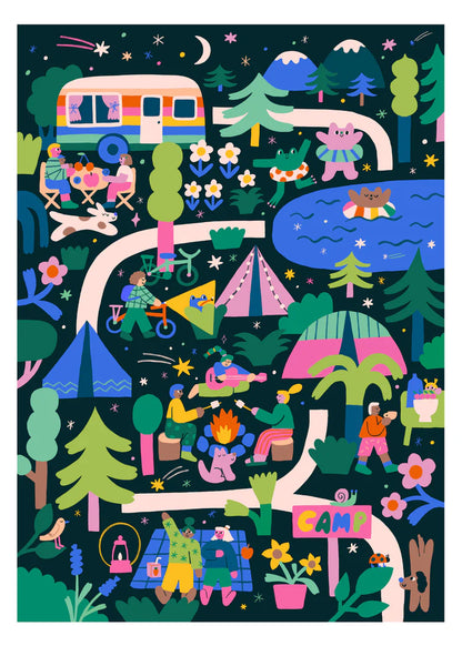 Holiyay Camp Friendship, 1000 Piece Puzzle