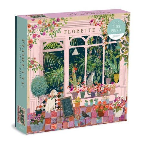 Galison Florette, 500 Piece Puzzle