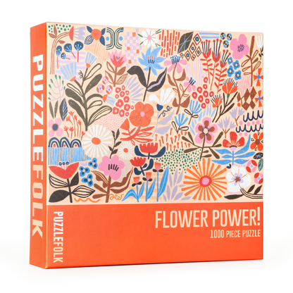 Puzzlefolk Flower Power, 1000 Piece Puzzle