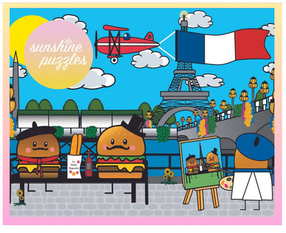 Sunshine Puzzles Paris, 1000 Piece Puzzle
