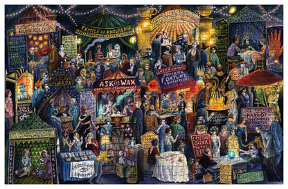Chronicle Books Murder Most Puzzling: The Clairvoyants’ Convention, 500 Piece Puzzle
