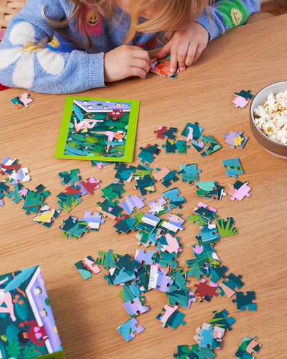 Ordinary Habit Water Lily Girls, 100 Piece Puzzle