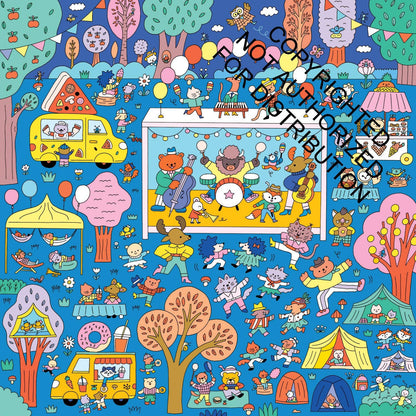 Mudpuppy Search and Find: Music Festival, 500 Piece Puzzle