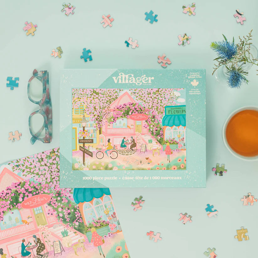 Villager City in Bloom, 1000 Pieces