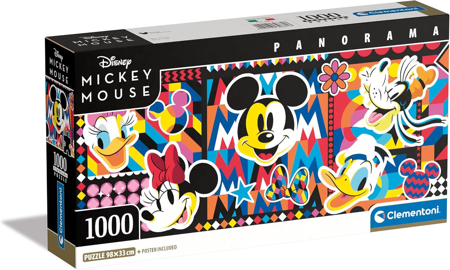 Clementoni Disney Classics: Mickey Mouse, 1000 Piece Puzzle - Imported
