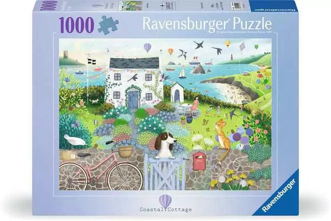 Ravensburger Coastal Cottage, 1000 Piece Puzzle - Imported