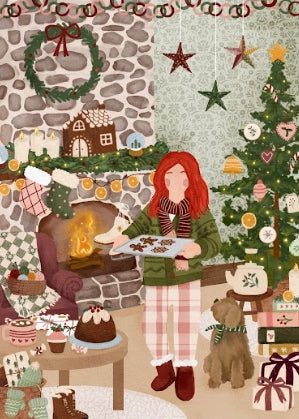 Villager Cottage Christmas, 1000-Piece Puzzle