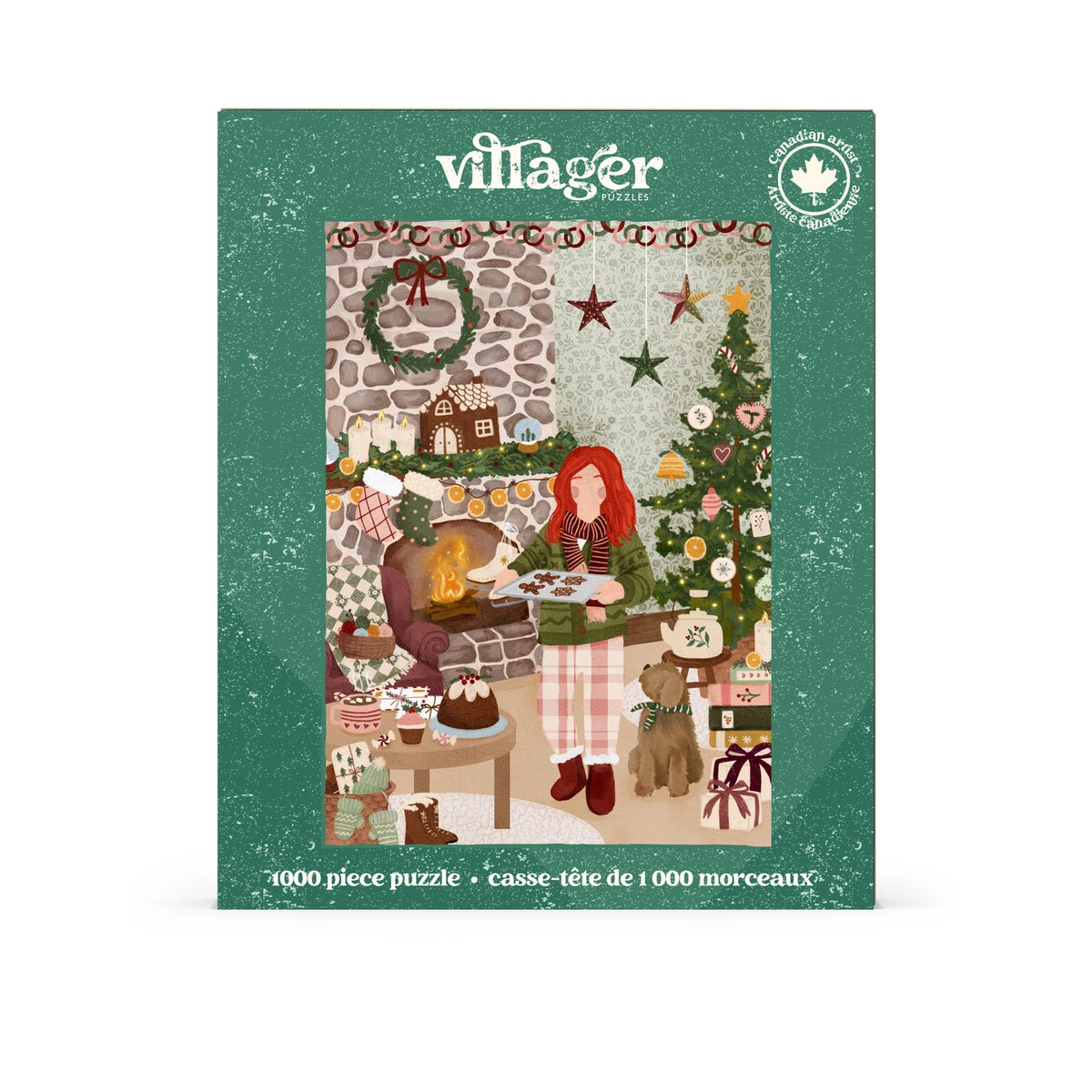 Villager Cottage Christmas, 1000-Piece Puzzle