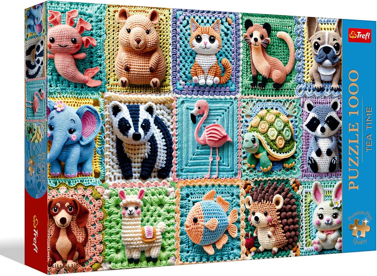 Trefl Crochet Animals, 1000 Piece Puzzle - Imported