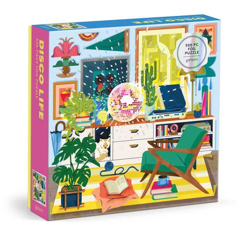 Galison Disco Life, 500 Piece Puzzle