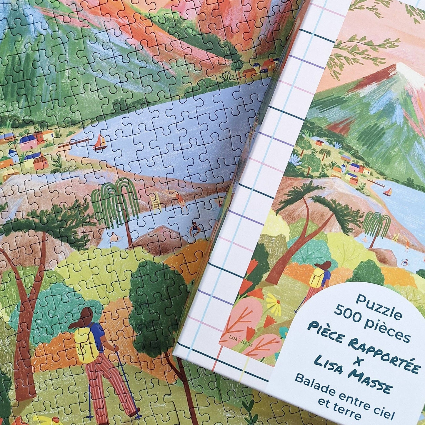 Pièce rapportée Walk between Sky and Earth, 500 Piece Puzzle