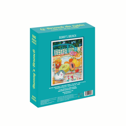 WEVE Bunny's Brunch, 500 Piece Puzzle