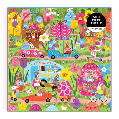 Mudpuppy Hoppin’ Around, 500 Piece Puzzle