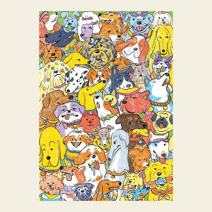 Sto Puzzle Mischievous Puppies, 500 Piece Puzzle