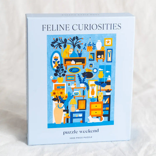 Puzzle Weekend Feline Curiosities, 1000 Piece Puzzle