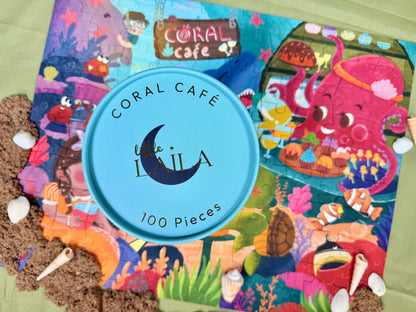 Laila Luxury Puzzles Coral Café, 100 Piece Puzzle