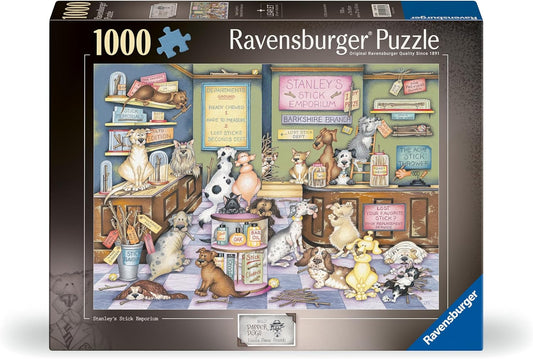 Ravensburger Dapper Dogs: No.2 Stanley's Stick Emporium, 1000 piece Puzzle