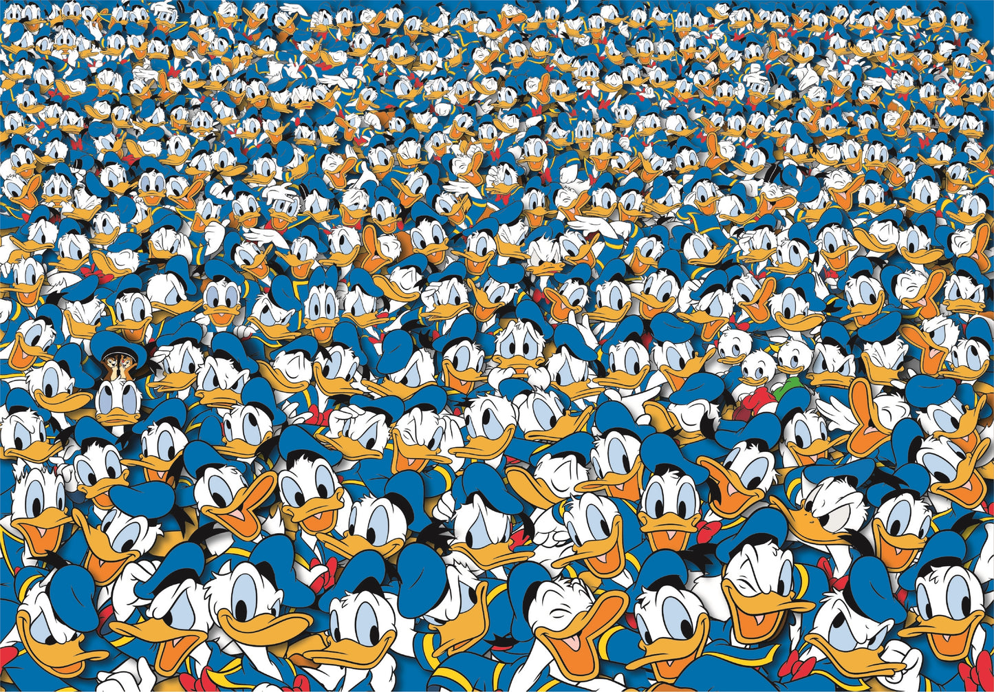 Clementoni Disney Impossible: Donald Duck, 1000 Piece Puzzle - Imported