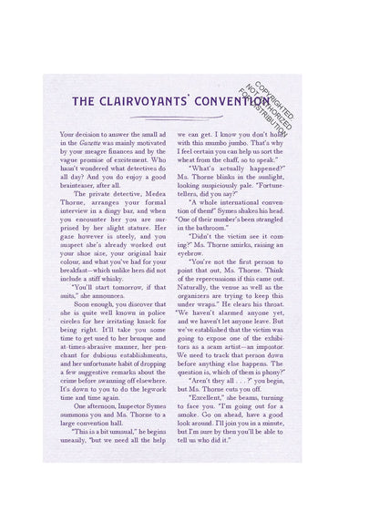 Chronicle Books Murder Most Puzzling: The Clairvoyants’ Convention, 500 Piece Puzzle