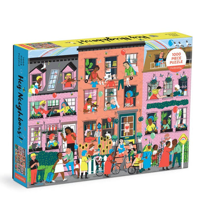 Mudpuppy Hey Neighbors!, 1000 Piece Puzzle