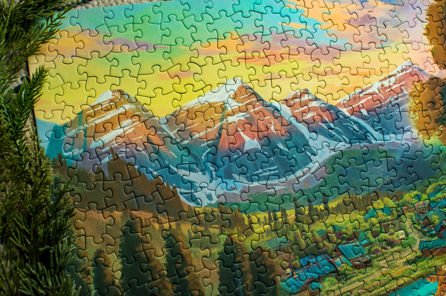 Laila Luxury Puzzles Kashmir Valley, 500 Piece Puzzle