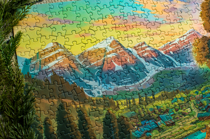 Laila Luxury Puzzles Kashmir Valley, 500 Piece Puzzle