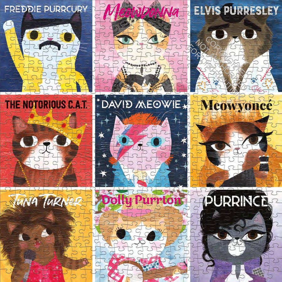 Mudpuppy Music Cats, 500 Piece Puzzle