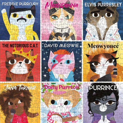 Mudpuppy Music Cats, 500 Piece Puzzle
