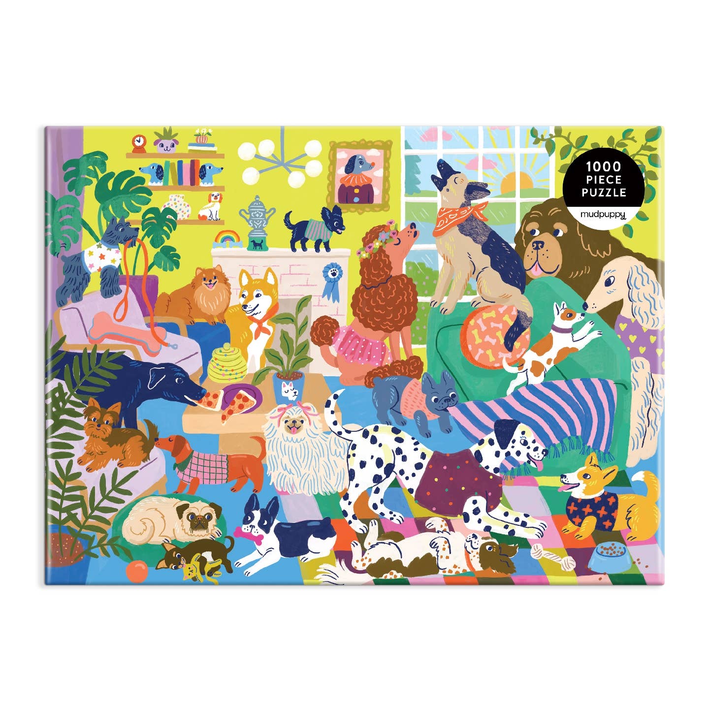 Mudpuppy Good Dog Club, 1000 Piece Puzzle
