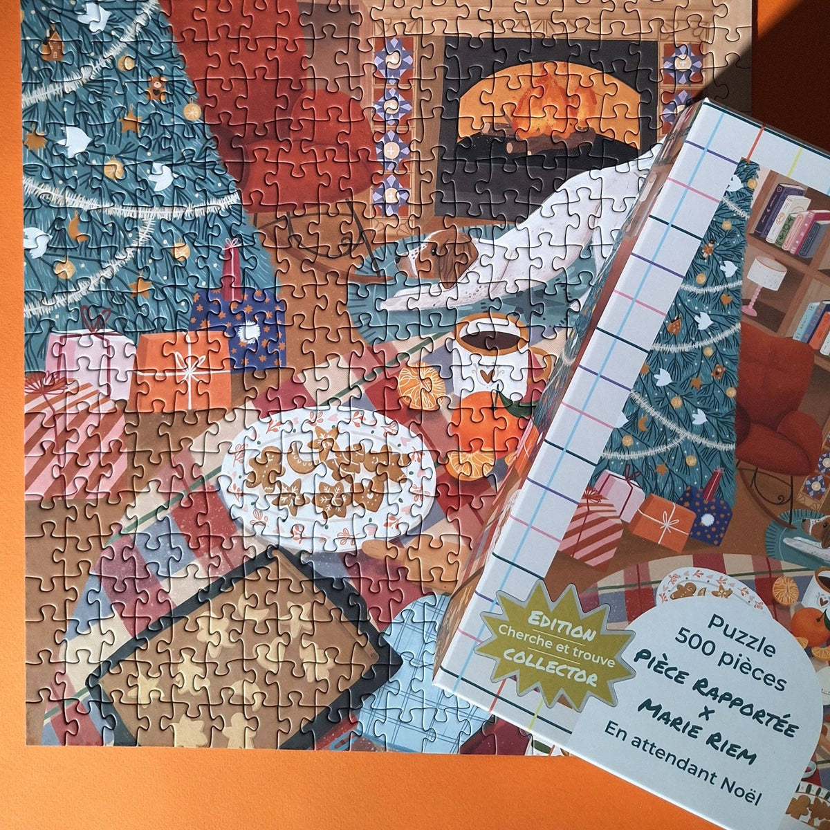 Pièce Rapportée Waiting for Christmas, 500 Piece Puzzle