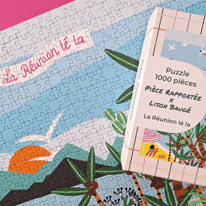 Pièce rapportée Reunion Island is Here, 1000 Piece Puzzle