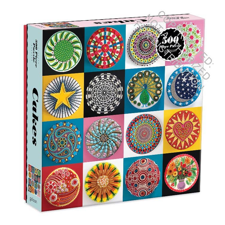 Galison Cakes, 500 Piece Puzzle