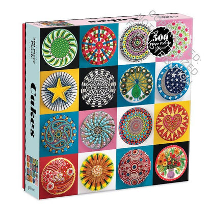 Galison Cakes, 500 Piece Puzzle
