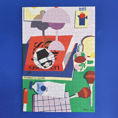 Pièce rapportée The Linocut Workshop, 500 Piece Puzzle