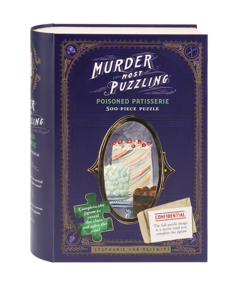 Chronicle Books Murder Most Puzzling Poisoned Patisserie 500-Piece Puzzle