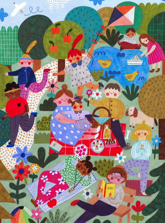 Puzzlefolk Sunshine On My Mind, 500 Piece Puzzle