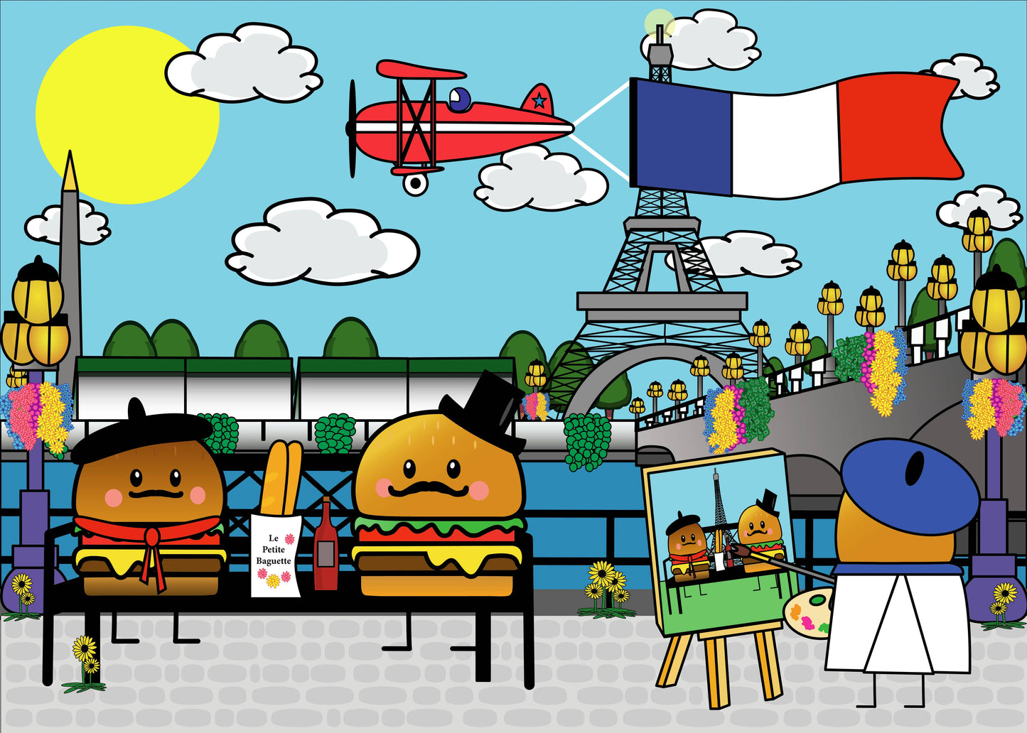 Sunshine Puzzles Paris, 1000 Piece Puzzle