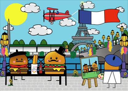 Sunshine Puzzles Paris, 1000 Piece Puzzle