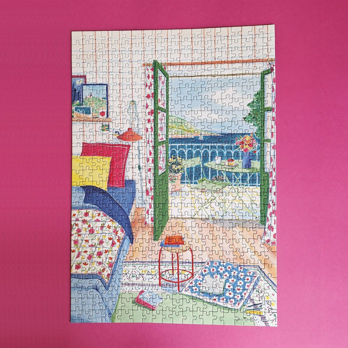 Pièce rapportée Through the Window, the Sea, 500 Piece Puzzle