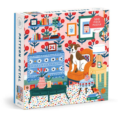 Galison Pattern & Petal, 500 Piece Puzzle