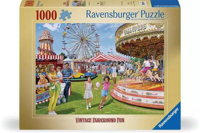Ravensburger Vintage Fairground Fun, 1000 Piece Puzzle - Imported