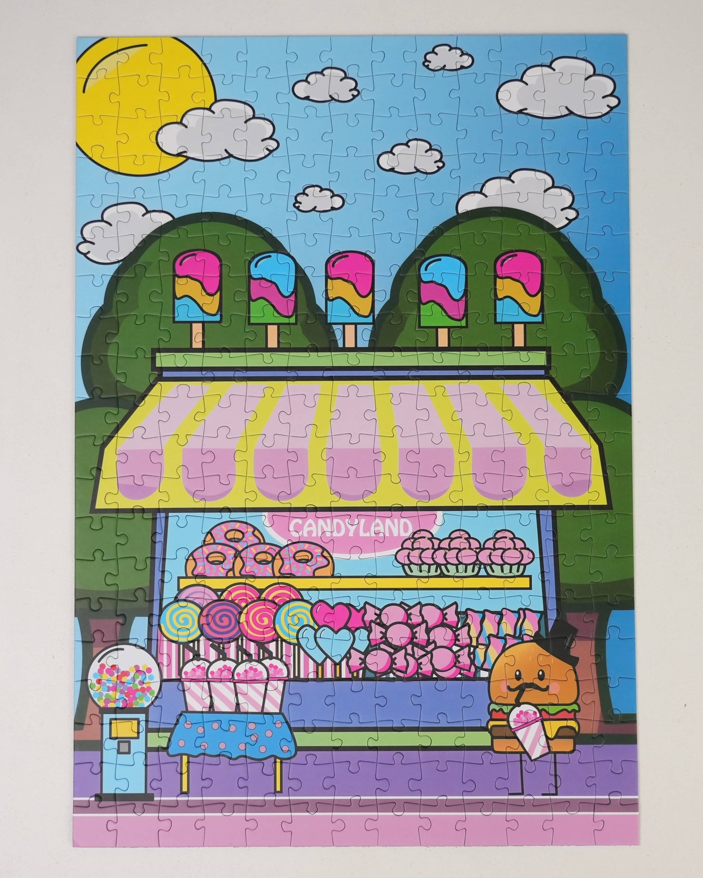 Sunshine Puzzles Beach Cabana/ Candyland, 2 x 260 Piece Puzzle