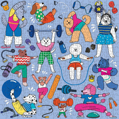 Mudpuppy Well-Trained Dogs, 500 Piece Puzzle