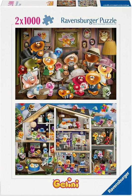 Ravensburger Gelinis amusants, 2 x 1000 pièces