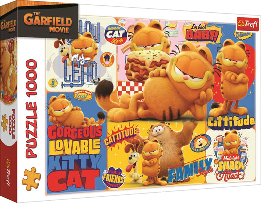 Trefl Garfield Movie, 1000 Piece Puzzle - Imported