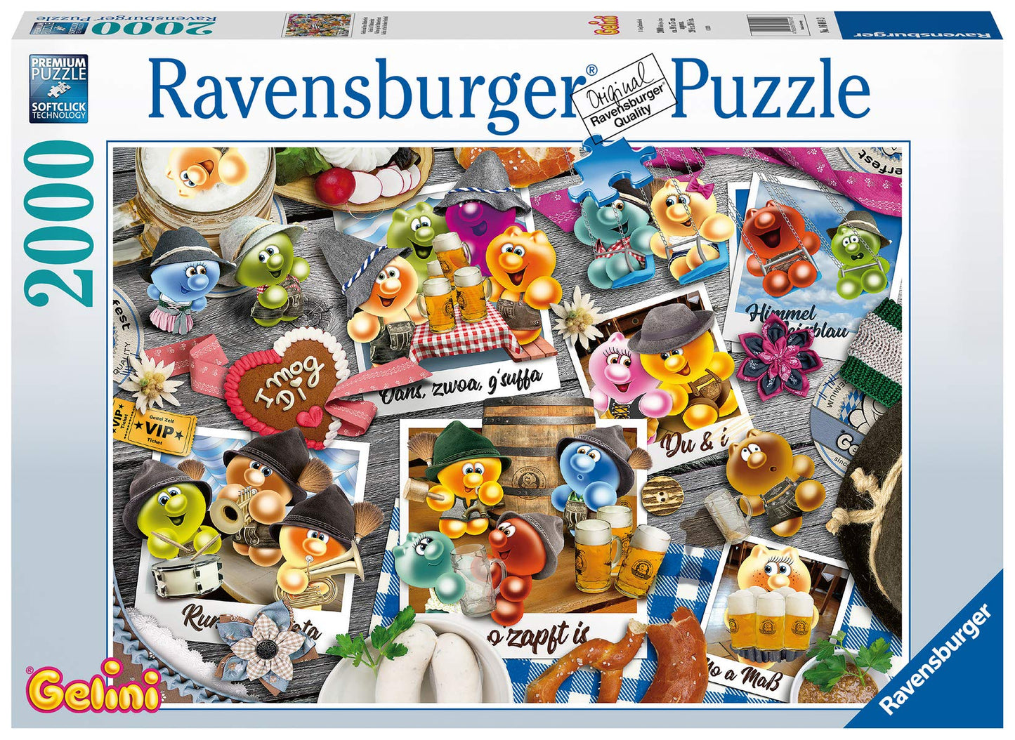 Ravensburger Gelini Oktober Fest, 2000 Piece Puzzle - Imported
